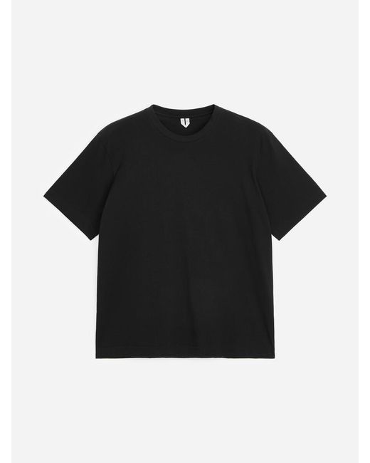 ARKET Black 220 Gsm Relaxed T-Shirt for men