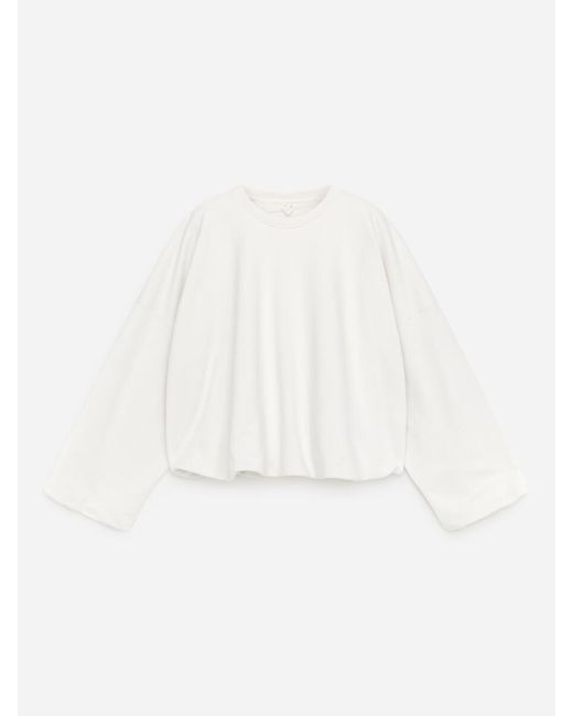 ARKET White Balloon Sweatshirt