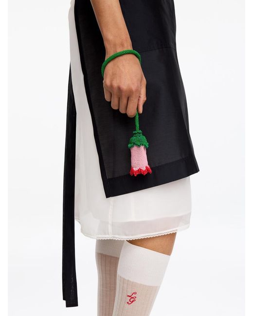 ARKET Black And Laila Gohar Beaded Keyring