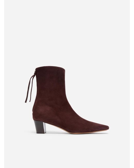 ARKET Natural Suede Ankle Boots