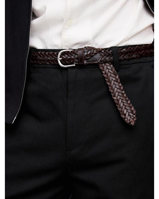 ARKET Blue Relaxed Cotton Lyocell Trousers for men