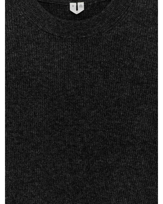 ARKET Black Wool Blend Jumper for men