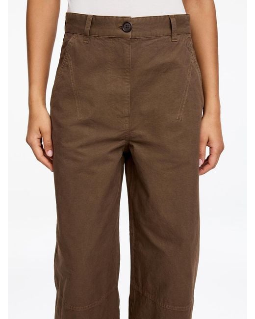 ARKET Brown Cargo Trousers