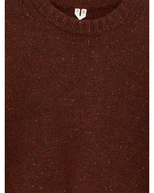 ARKET Brown Wool-Alpaca Blend Jumper for men