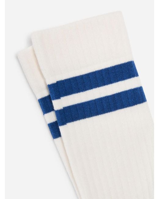 ARKET Blue Sporty Cotton Socks for men