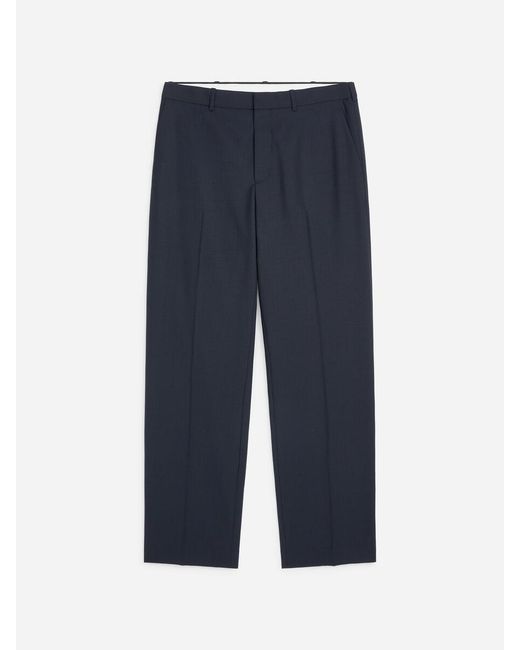 ARKET Blue Regular Lightweight Wool Trousers for men