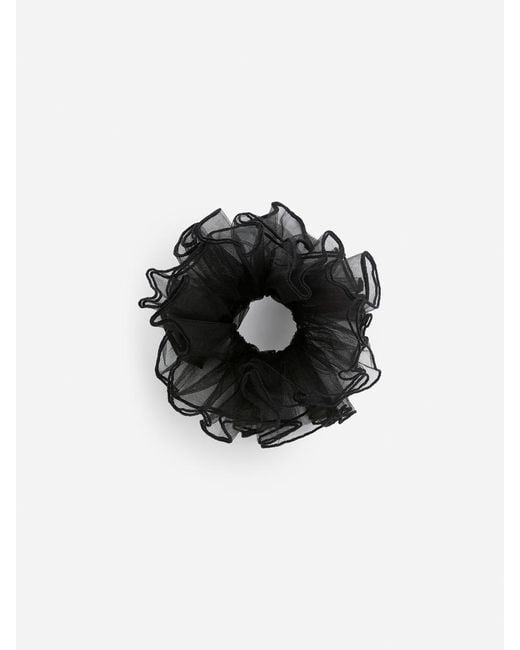 ARKET Black Tulle Scrunchie