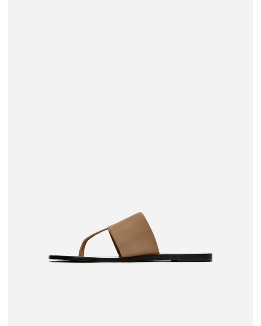 ARKET Blue Leather Sandals