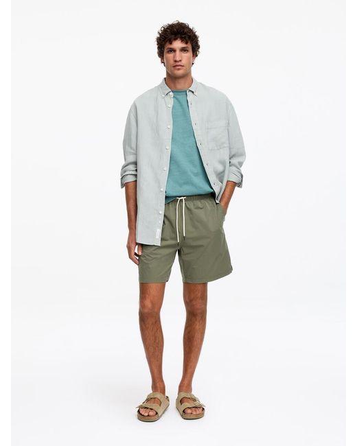 ARKET Green Sporty Swim Shorts for men