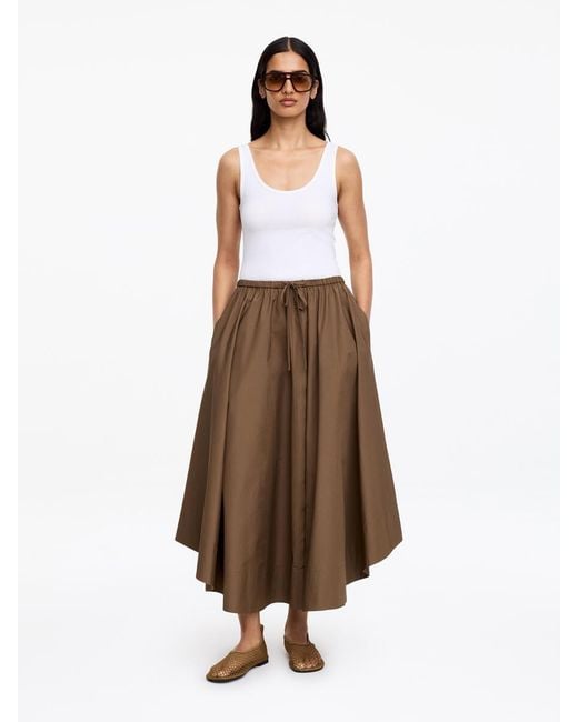 ARKET Brown Mesh Ballerina Flats