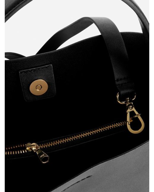 ARKET Black Leather Crossbody Bag
