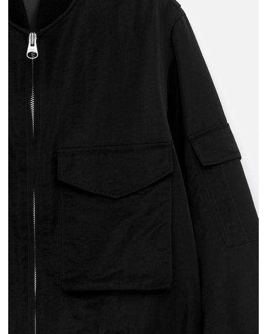 ARKET Black Light-Padded Nylon Jacket for men