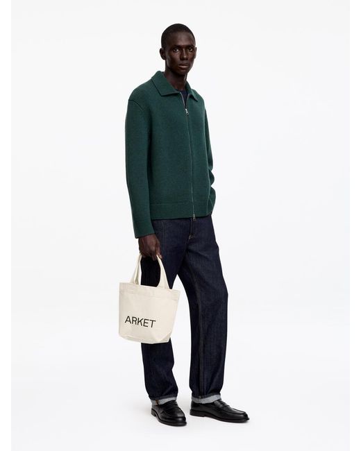 ARKET Black Canvas Mini Tote