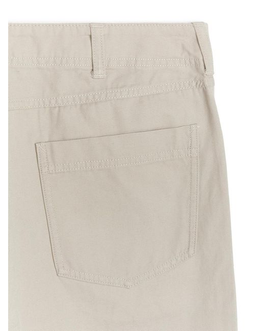 ARKET White Straight Cotton Chinos for men