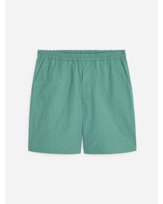 ARKET Green Relaxed Pull-On Shorts for men