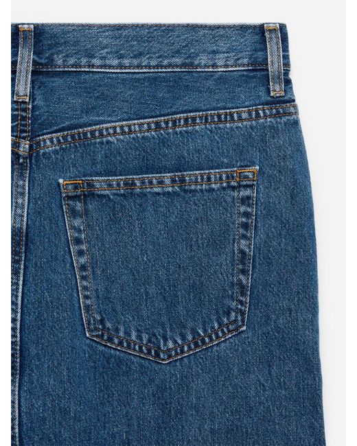 ARKET Blue Maxi Denim Skirt