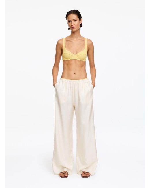 ARKET White Balconette Bikini Top