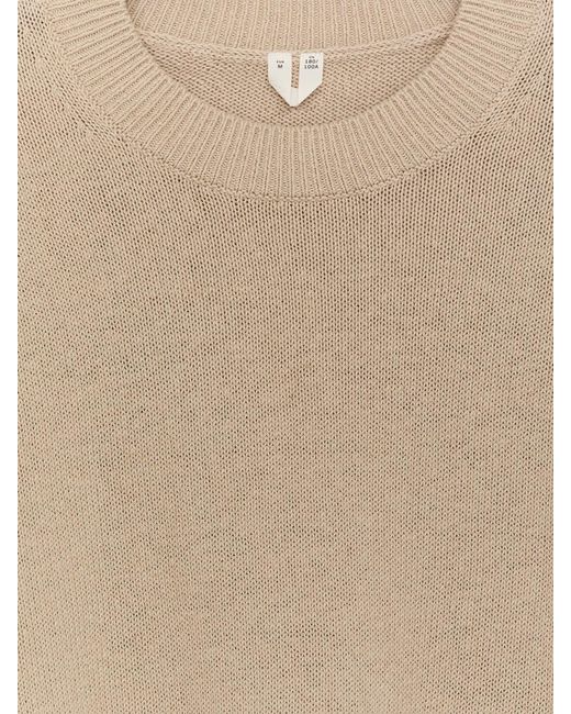 ARKET Natural Linen Cotton Jumper for men
