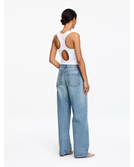 ARKET Blue Coral Wide Jeans