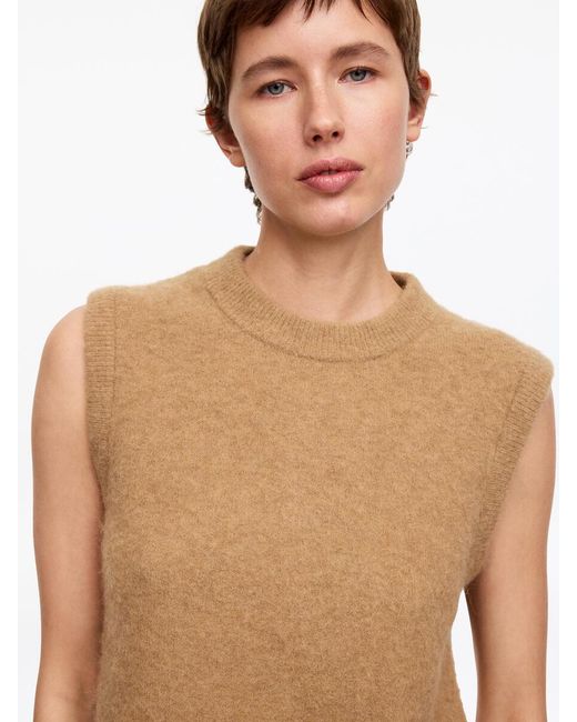 ARKET Natural Alpaca-Wool Blend Vest