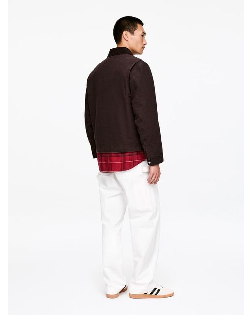 ARKET Black Cotton Canvas Jacket for men