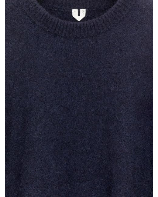 ARKET Blue Alpaca-Wool Blend Jumper