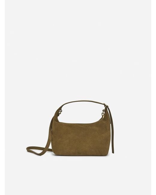 ARKET Green Split Suede Bag
