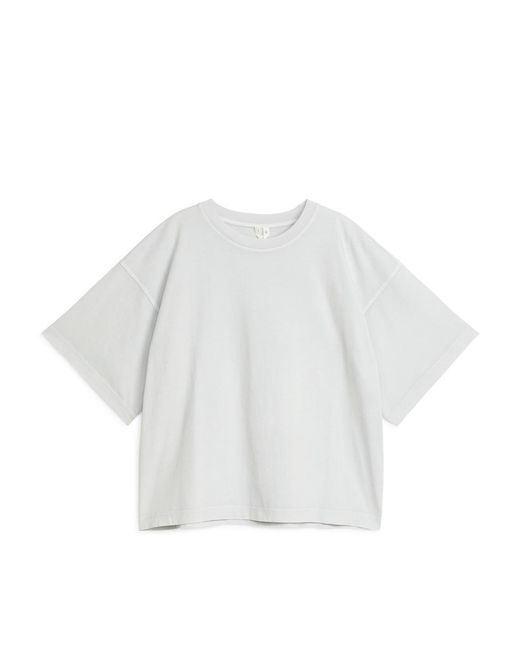 ARKET White T-Shirt Aus Baumwolle