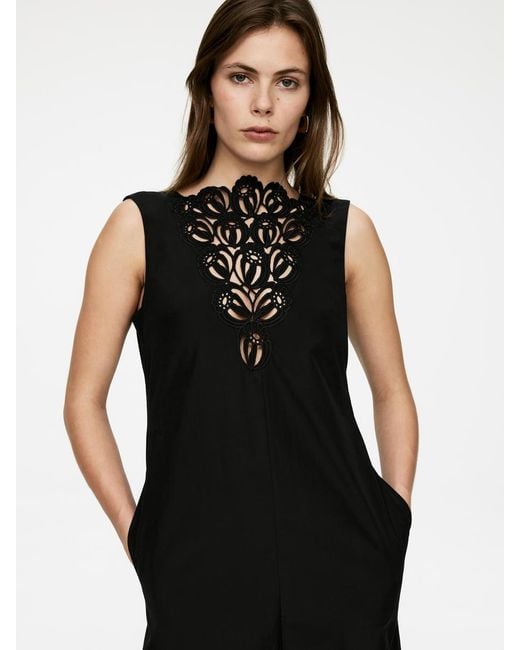 ARKET Black Besticktes Kleid