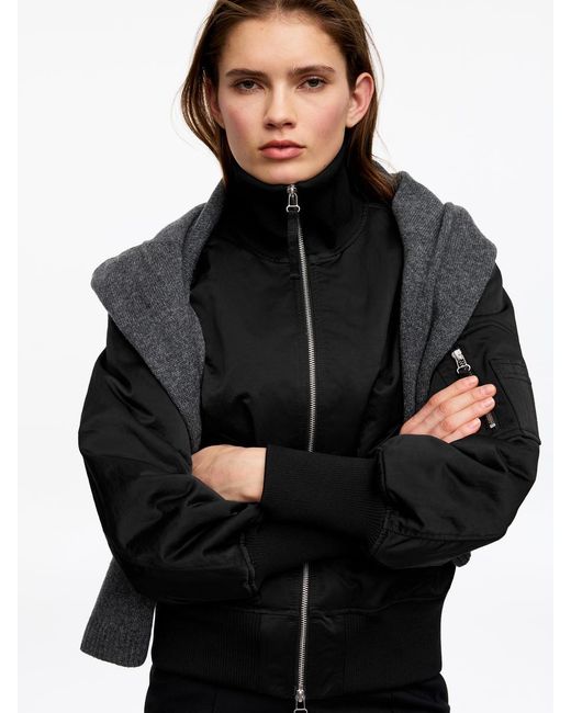 ARKET Black Nylon Jacket