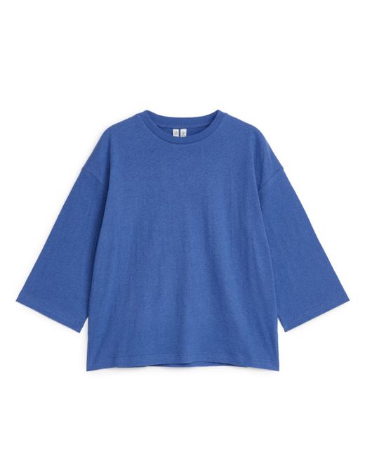 ARKET Blue Long-sleeve T-shirt