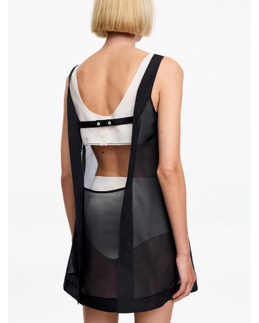 ARKET Black And Laila Gohar A-Line Mini Dress