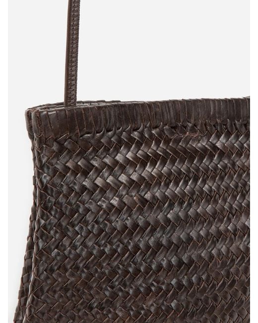 ARKET Natural Crossbody Leather Tote Bag
