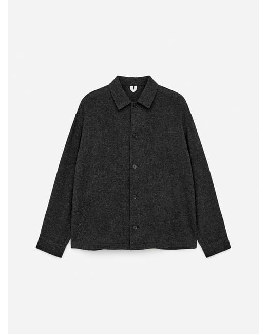 ARKET Black Relaxed Overshirt for men