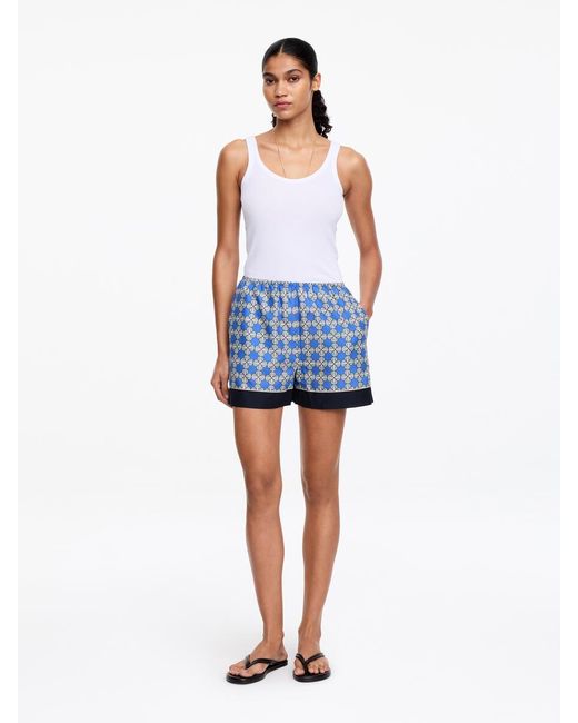 ARKET Blue Lyocell Blend Shorts