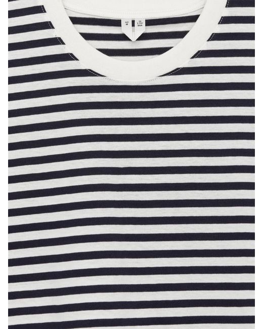 ARKET Blue Signature Short-Sleeve T-Shirt