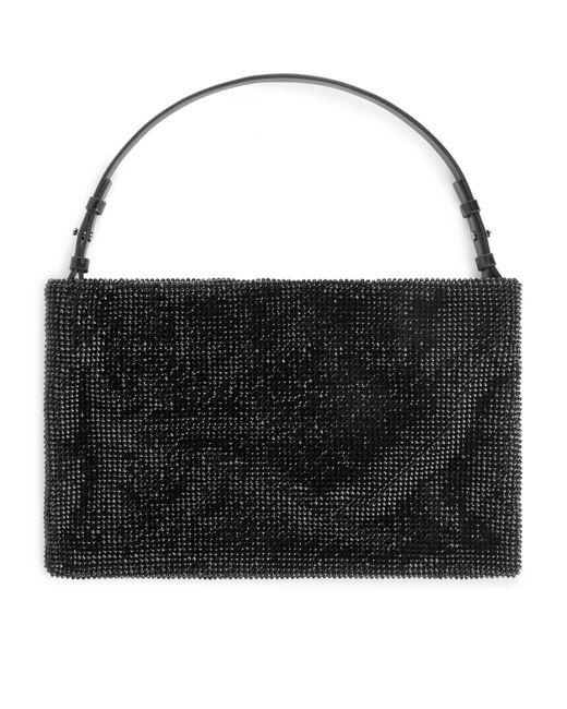 ARKET Black Rhinestone Shoulder Bag
