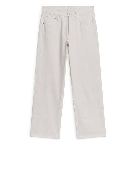 ARKET White Shore Low Relaxed Jeans