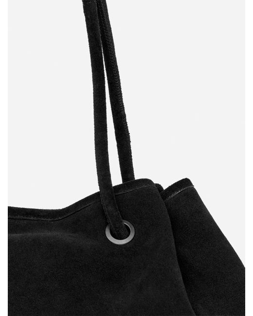 ARKET Blue Suede Tote Bag
