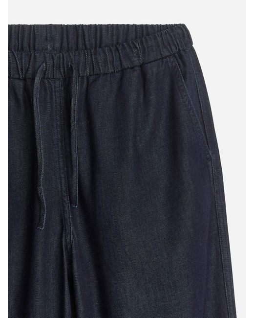 ARKET Blue Raw Denim Trousers