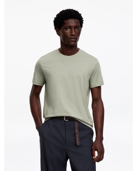 ARKET Gray 170 Gsm Regular T-Shirt for men