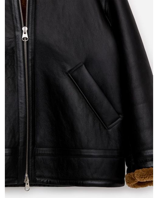 ARKET Black Shearling Jacket for men