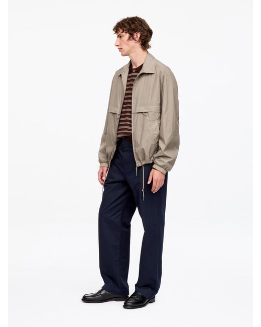 ARKET Blue Wide-Fit Workwear Chinos for men