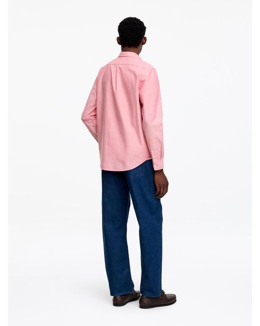 ARKET Pink Regular Oxford Shirt for men