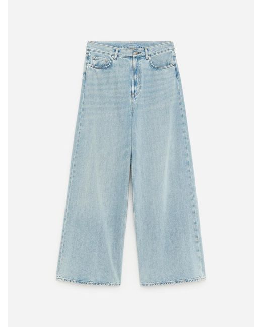 ARKET Blue Cedar Oversized Wide Jeans