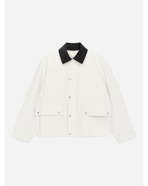 ARKET White Waxed Nylon-Cotton Jacket for men