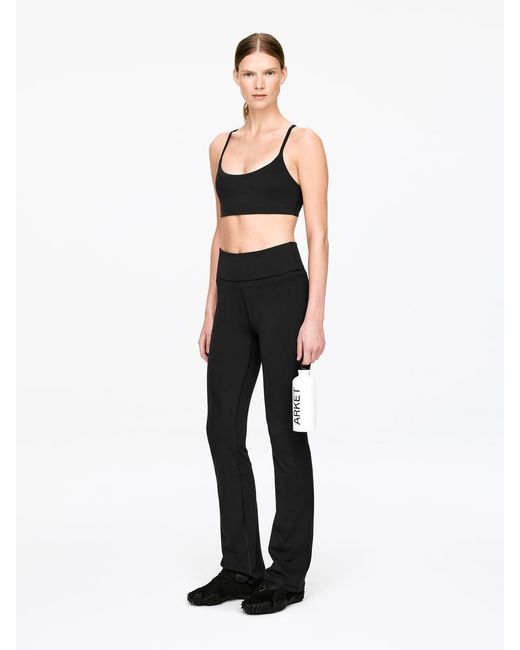 ARKET Black Soft Stretch Sports Bra