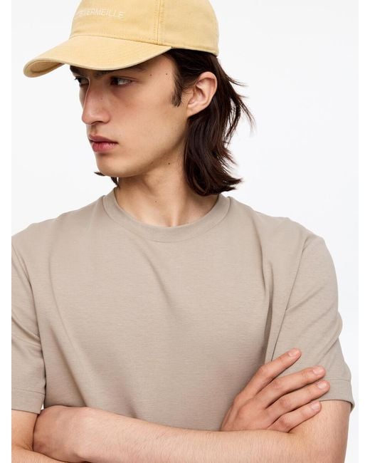 ARKET Natural Interlock Regular T-Shirt for men