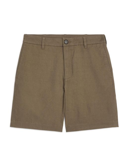 ARKET Shorts Aus Leinenmischung in Natural für Herren