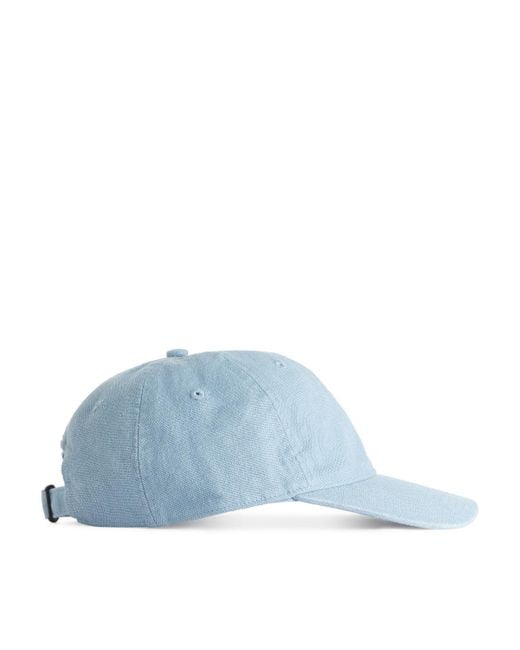 ARKET Blue Hemp-cotton Cap for men